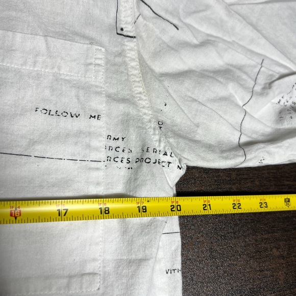 Vintage Test Pilot All Over Print Military Miss Hap 497th Bomb Group Shirt Small - Picture 5 of 8